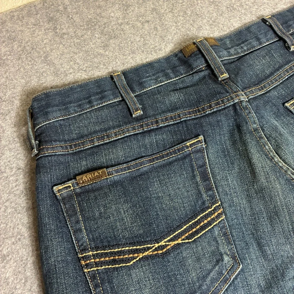 Ariat M5 Legacy Straight Leg Jeans Mens Size 36x30 Dark Wash Denim Stretch